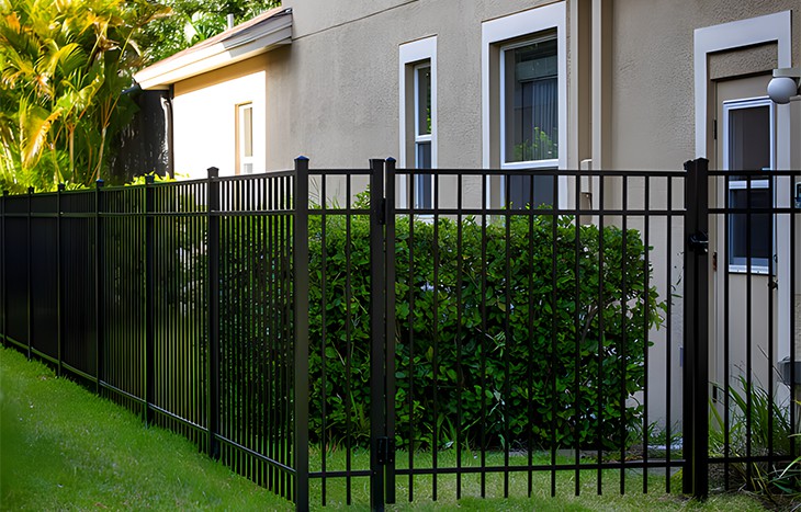 No Dig Aluminum Fencing